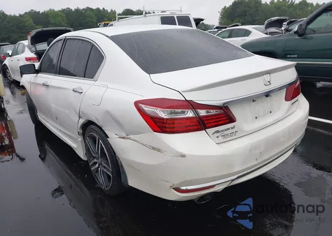 2016 Honda Accord Sport from USA, damaged, VIN 1HGCR2F53GA101945